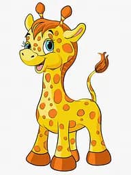 Набор для росписи по номерам для детей 5+ Волшебный жираф, Ideyka, 30x40 см, КНО6208