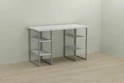 Комп'ютерний стіл Ferrum-decor Карен 75x120x70 сірий ДСП Білий 32мм (FRD-102443)