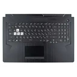 Верхня кришка для Asus FA706I FA706QE FX706H TUF706 TUF766, (Чорний, топкейс+клавіатура, RGB підсвітка, 90NR05Y4-R31UA1, Оригінал)