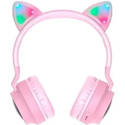 Блютуз Стерео Гарнитура Hoco W27 мятая упаковка Розовый