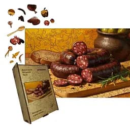 Дерев'яний фігурний пазл Пряна Кров’янка, А1, Картонна коробка 500+ елементів