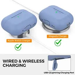 Чохол AhaStyle Colorful Silicone Case для AirPods Pro 2 Purple Blue [CP-187-2-C-PB] [133842] - мініатюра 5