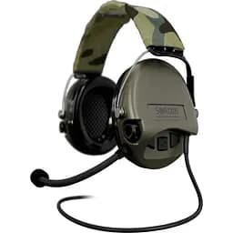 Активні навушники Sordin Supreme MIL CC з верхнім тримачем зелені