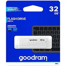 USB флеш накопичувач Goodram 32GB UME2 White USB 2.0 (UME2-0320W0R11) - мініатюра 4