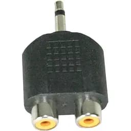 Переходник TCOM 2 x RCA тюльпана Мама 3.5-мм папа адаптер Mini-Jack