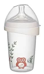 Бутылочка для кормления Nip Сова, 270 мл, средний поток (35605)