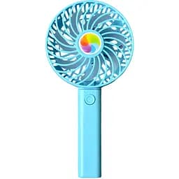 Дитячий портативний USB-вентилятор Mini Fan на акумуляторі блакитний (2628-1)