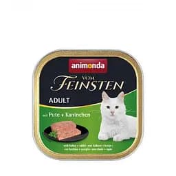 Вологий корм Animonda Vom Feinsten для кішок, з індичкою та кроликом, 100 г