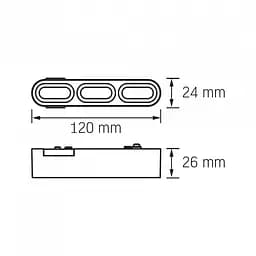 Світильник магнітний трековий Videx LD13B 5.5W 4000K 48V Black - мініатюра 9