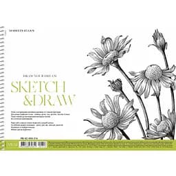 Альбом Muse Sketch&Draw на спіралі A4 50 аркушів в асортименті (PB-SC-050-316) - мініатюра 2