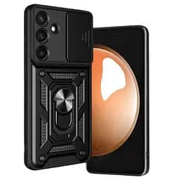 Чохол Primo Shockproof для Samsung Galaxy S26 Plus (SM-S947) - протиударний, з підставкою і шторкою камери - Black - мініатюра 4