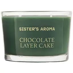 Ароматична свічка Sister's Aroma Chocolate Layer Cake 150 г