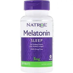 Натуральна добавка Natrol Melatonin 3 mg 120 таблеток