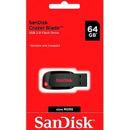 USB флеш-накопичувач SanDisk Cruzer Blade 64GB USB-A 2.0 (SDCZ50-064G-B35) [128356] - мініатюра 7