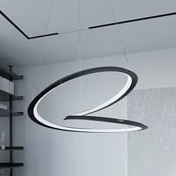 Люстра MJ-Light HELIX D600 4000K BK 12026