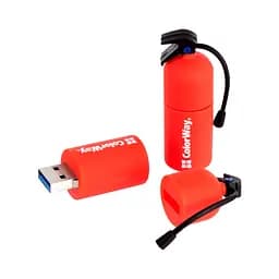USB флеш накопичувач ColorWay Fire 32 GB USB 3.0 Red (CW-USBFE32) - мініатюра 3