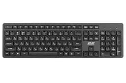 Клавиатура беспроводная 2E KS260, черный, USB 2.4GHz, влагостойкая, до 10 м, 1xAAA (2E-KS260WB)