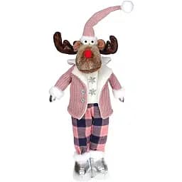 М'яка іграшка Bona Лось в рожевому, хлопчик 28х18х78 см (000265434)