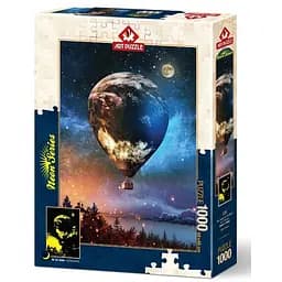 Пазл Art Puzzle Неонова серія: Подорож на Місяць 1000 ел. (5013)