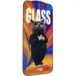 Захисне скло DK Full Glue Cat ESD Anti-Dust для Apple iPhone 15 016168 black