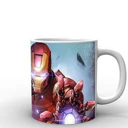 Кухоль GeekLand Залізна Людина Iron Man фан арт IM.02.032 330 мл білий