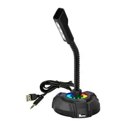 Мікрофон HP DHP-1100C RGB backlit 3.5мм+USB Black (DHP-1100C) - мініатюра 2