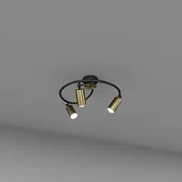 Стельовий світильник SV0041-3 BK+GD