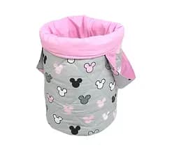 Корзина для игрушек Moontime "Микки розовые"