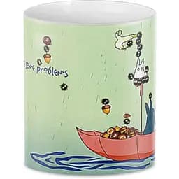 Кухоль GeekLand Мій сусід Тоторо My Neighbor Totoro парасолька NT.02.035 330 мл білий