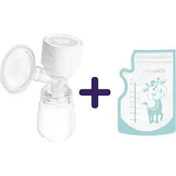 Набор: электрический молокоотсос ArhiMED Gentle S3+ пакеты для молока ArhiMED Gentle Bag 250 мл 30 шт.