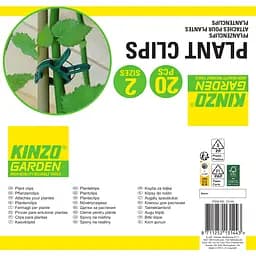 Набір затискачів для рослин Kinzo Garden садовий 20 шт. - мініатюра 2