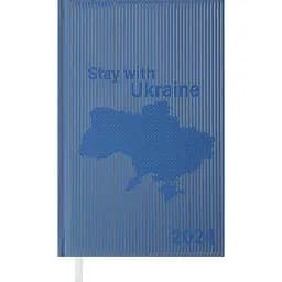 Щоденник датований Buromax Free 2024 A6 блакитний (BM.2576-14)