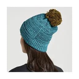 Шапка Saucony Rested Pom Beanie Yellow/Blue (1097-800031-PM UNI) - мініатюра 4