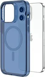 Захисний чохол Vokamo для iPhone 15 з магнітним кільцем блакитний - мініатюра 2
