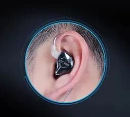 Вакуумні навушники KZ EDC Pro Hi-Fi з потужним басом та мікрофоном (Сірий) - мініатюра 8