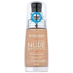 Тональная основа Deborah 24Ore Nude Perfect Foundation SPF 20 тон 04, 30 мл