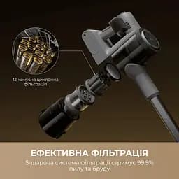 Акумуляторний пилосос Mova S1 (V2594E) - мініатюра 2