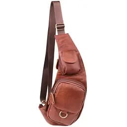 Чоловіча сумка через плече з натуральної шкіри Vintage 40х14х6 см sum0027507