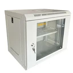 Шафа настінна GEAR 9U 19 530x400x450 мм, + Полиця 19, grey (GWMSN-9U-530-400G) - мініатюра 2