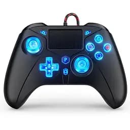 Джойстик PS5 для Playstation 5/PS4/PC с двойной вибрацией 6-осевой