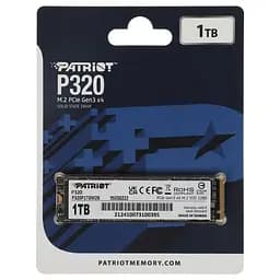Накопичувач SSD M.2 Patriot P320 1TB NVMe 2280 Gen3.0 x4 3D TLC (P320P1TBM28) - мініатюра 2