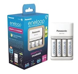 Зарядний пристрій Panasonic K-KJ55MCD40E Smart-Quick Charger + Акумулятор Eneloop NI-MH AA 2000 мАг 4 шт.