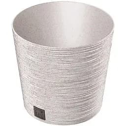 Горщик для квітів Prosperplast Furu Eco Wood з вкладкою 9 л білий (57185-449)