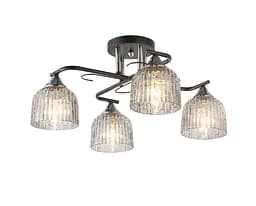 Декоративная люстра V 6405-4 BK+CR