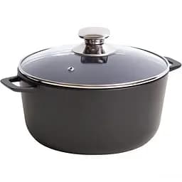 Кастрюля Talko со стеклянной крышкой 3 л черная (А3203)