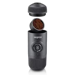 Портативна еспресо-кавоварка Wacaco Nanopresso з адаптером для капсул, механічна, для меленої кави - мініатюра 3