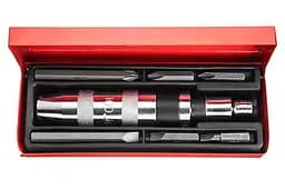 Викрутка ударна з набором біт Intertool Pro (6 предметів) HT-0431 - мініатюра 6