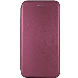 Шкіряний чохол-книжка Classy для Infinix Hot 40i / Spark Go 2024 / Spark 20 Бордовий