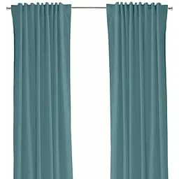 Шторы на кухню и комнату Cosas Ocean 180х250 см 2 шт изумрудный (Curtains_28Ocean_DUK_180x250)