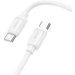 Кабель Hoco X115 Surpass 60W зарядный кабель Type-C to Type-C Белый